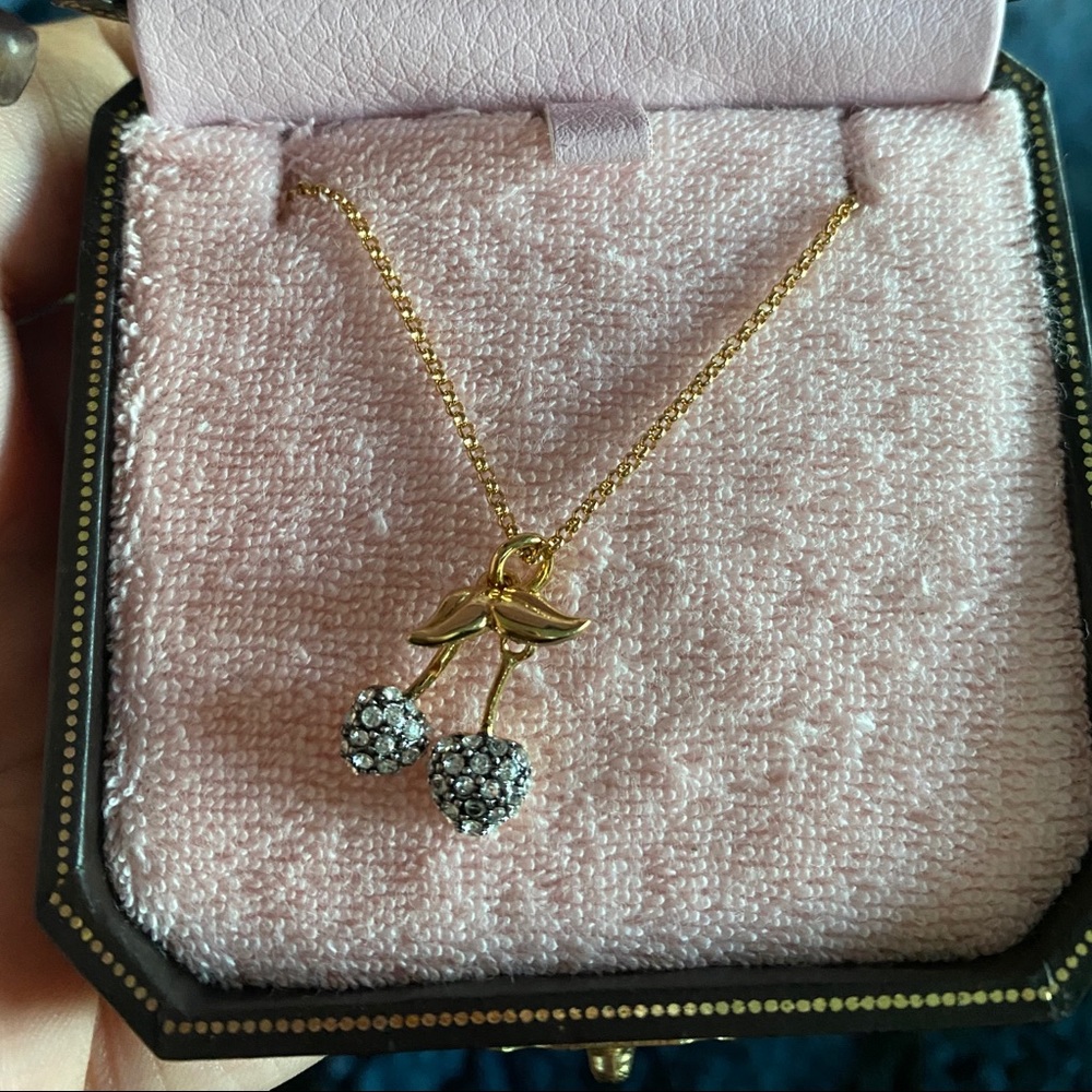 Juicy couture cherry necklace